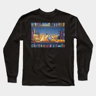 Book cat Long Sleeve T-Shirt